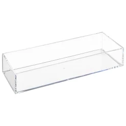 3 boites de rangement salle de bains empilables transparentes, 5Five Simply Smart Selena