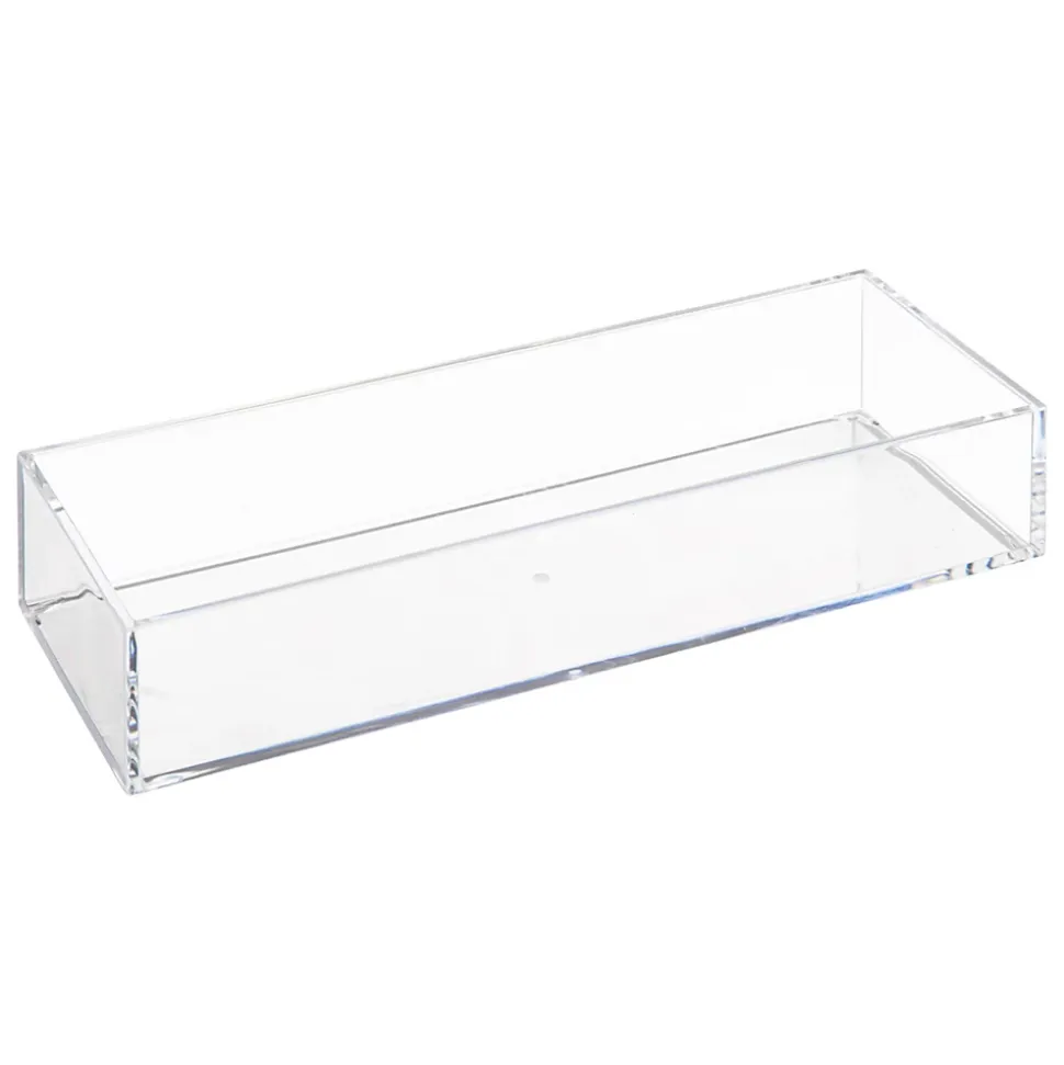3 boites de rangement salle de bains empilables transparentes, 5Five Simply Smart Selena