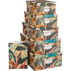 6 boîtes coin métal Multicolore Palawan - 5Five