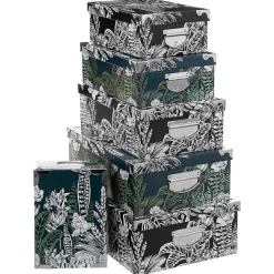 6 boîtes coin métal Multicolore BlackFlora - 5Five