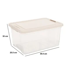 2 boîtes de rangement Tide'n'Box 30L - Transparent- 5five