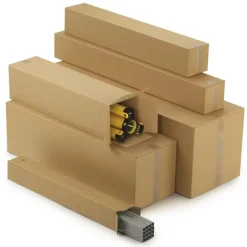 20 cartons d'emballage allongés 80 x 10 x 10 cm - Double cannelure