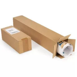 15 cartons d'emballage allongés 31 x 10.5 x 10.5 cm - Simple cannelure