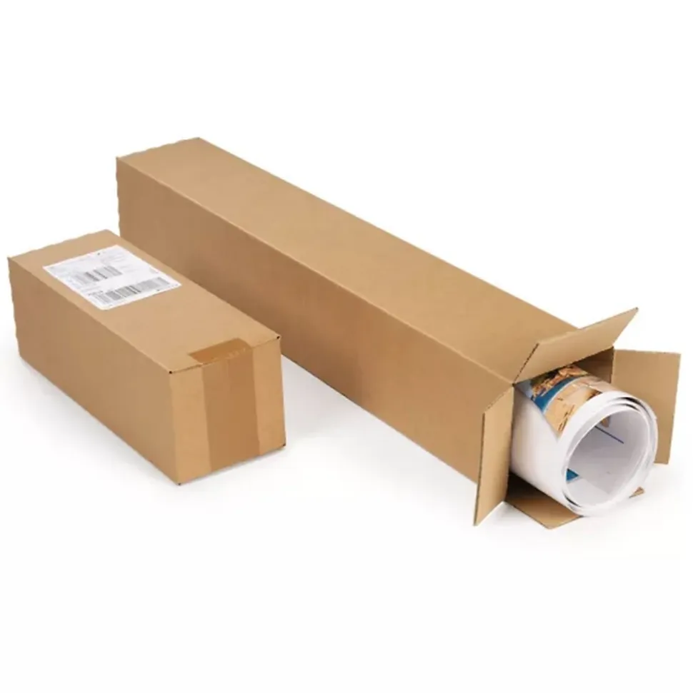 10 cartons d'emballage allongés 31 x 10.5 x 10.5 cm - Simple cannelure