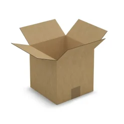 5 cartons d'emballage carrés 20 x 20 x 20 cm - Simple cannelure