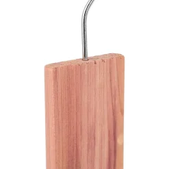 2 cintres antimites en bois - 5Five