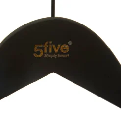 3 cintres en bois Noir Rubber - 5Five
