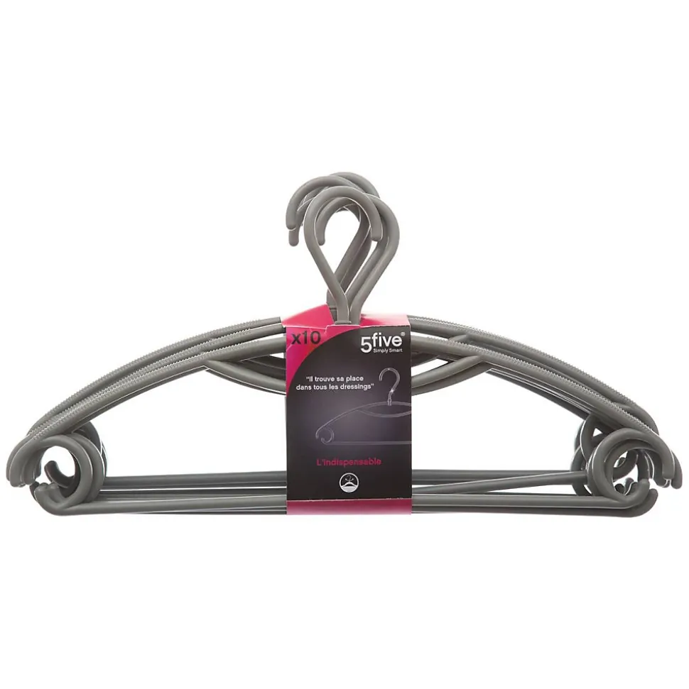 10 cintres rotatifs Platisque gris - 5Five
