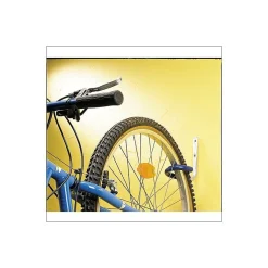 2 Crochets de vélo gainés pour rangement de vélo 30 kg