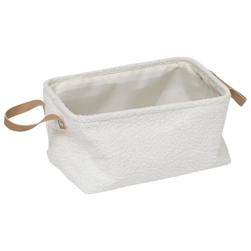 3 paniers Loe en tissu bouclette - Atmosphera