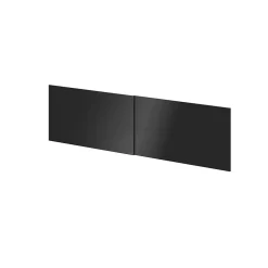 4 panneaux de portes coulissantes anthracite brillant GoodHome Atomia H. 56 x L. 98,7 cm