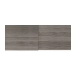 4 panneaux de portes coulissantes effet chêne grisé GoodHome Atomia H. 56 x L. 73,7 cm