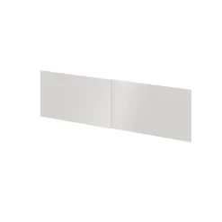 4 panneaux de portes coulissantes blancs brillants GoodHome Atomia H.56 x L. 98,7 cm
