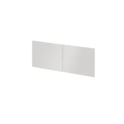 4 panneaux de portes coulissantes blancs brillants GoodHome Atomia H.56 x L. 73,7 cm