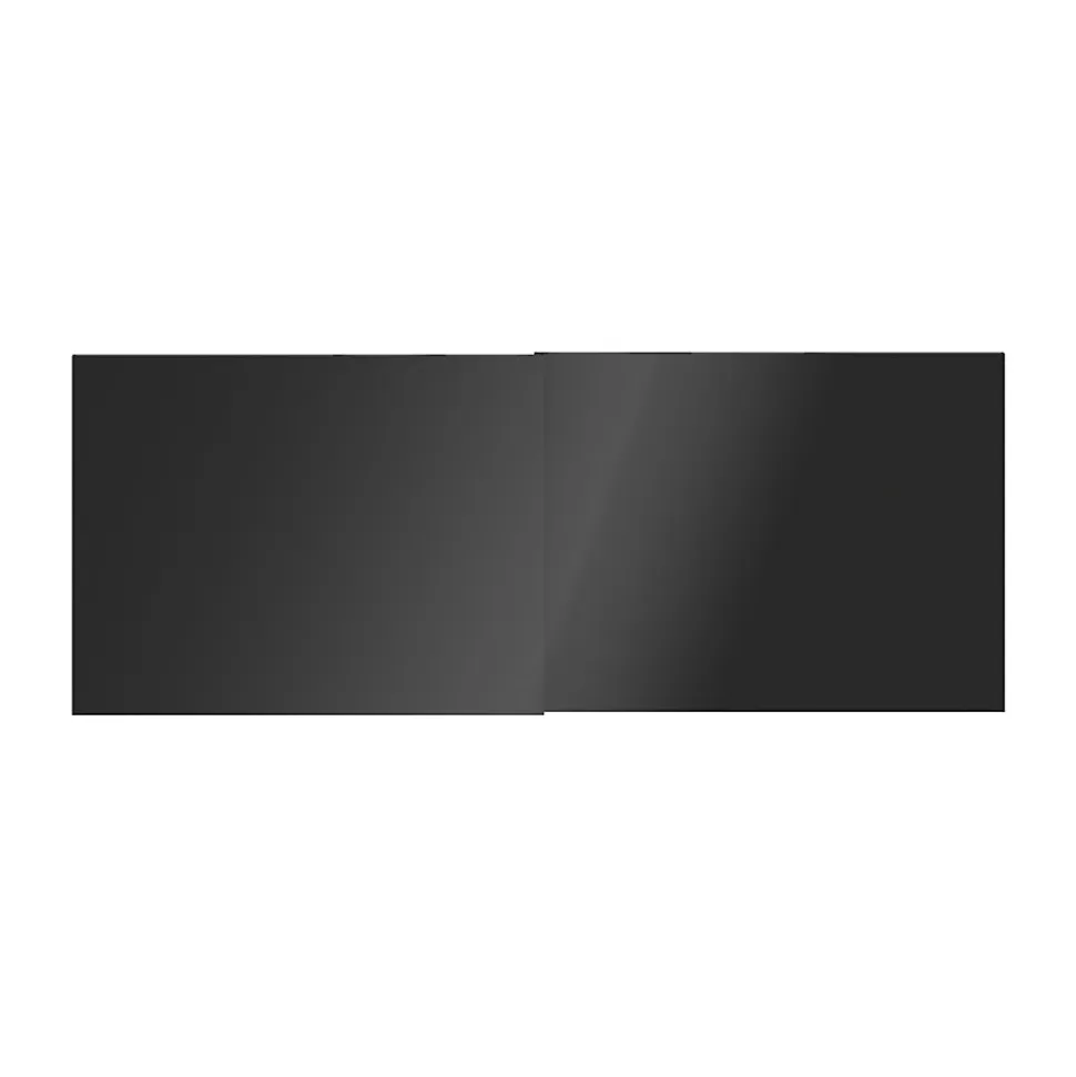 4 panneaux de portes coulissantes anthracite brillant GoodHome Atomia H. 56 x L. 73,7 cm