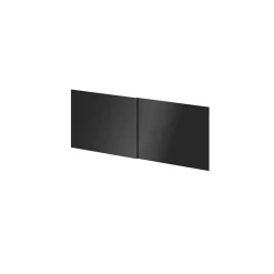 4 panneaux de portes coulissantes anthracite brillant GoodHome Atomia H. 56 x L. 73,7 cm