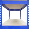10 Rayonnages Q-Rax Bleu en Métal 120 x 50 x 180 cm
