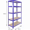 5 Rayonnages T-Rax Bleus 90cm x 45cm x 180cm, Maillet & Connecteurs de Baies
