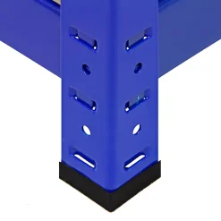 4 Rayonnages T-Rax Bleu 90 - Connecteurs et Maillet gratuits