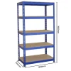 10 Rayonnages T-Rax Bleu en Métal 120 x 45 x 180 cm