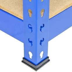 10 Rayonnages T-Rax Bleu en Métal 120 x 45 x 180 cm