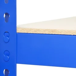 10 Rayonnages T-Rax Bleu en Métal 120 x 45 x 180 cm