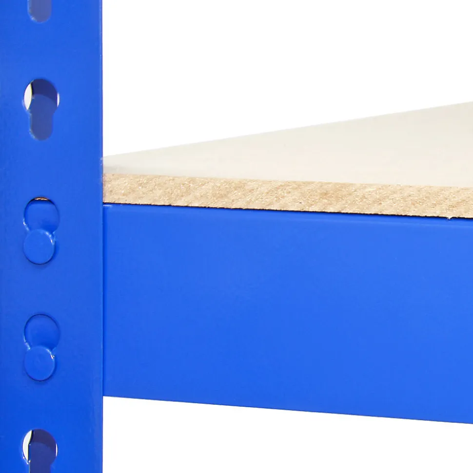 10 Rayonnages T-Rax Bleu en Métal 120 x 45 x 180 cm