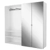 2 tablettes blanches GoodHome Atomia L. 96,4 x P. 43,2 cm