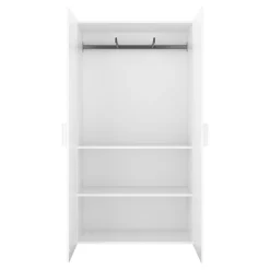 2 tablettes blanches GoodHome Atomia L. 96,4 x P. 43,2 cm
