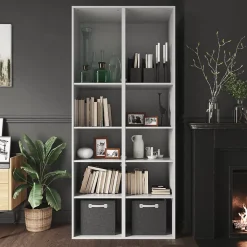 2 tablettes blanches GoodHome Atomia L. 46,4 x P. 43,2 cm