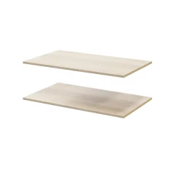 2 tablettes effet chêne GoodHome Atomia L. 96,4 x P. 56,2 cm