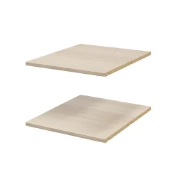 2 tablettes effet chêne GoodHome Atomia L. 46,4 x P. 56,2 cm
