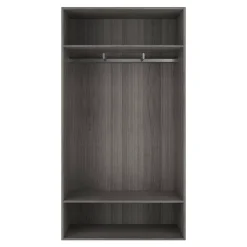 2 tablettes effet chêne grisé GoodHome Atomia L. 96,4 x P. 43,2 cm