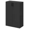2 tablettes noirs GoodHome Atomia L. 71,4 x P. 33,2 cm