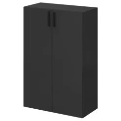 2 tablettes noirs GoodHome Atomia L. 71,4 x P. 33,2 cm