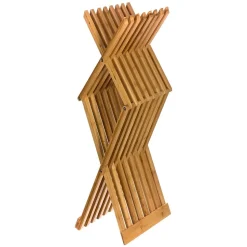 2 Tabourets pliants en bambou Delca
