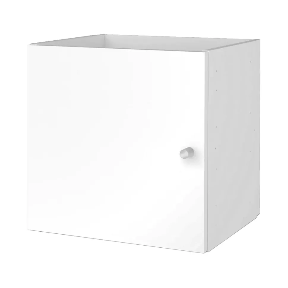 2 Étagères modulables 2 cubes avec 4 portes GoodHome Mixxit blanc