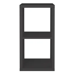 2 Étagères modulables 2 cubes avec 4 portes GoodHome Mixxit anthracite