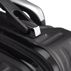 3 Tailles De Bagages à Coque Rigide Avec Serrure à Combinaison, Roulettes Pivotantes