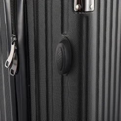 3 Tailles De Bagages à Coque Rigide Avec Serrure à Combinaison, Roulettes Pivotantes