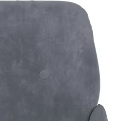 351415 vidaXL Banc Gris foncé 108x79x79 cm Velours