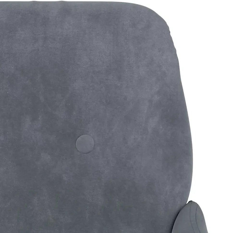 351415 vidaXL Banc Gris foncé 108x79x79 cm Velours