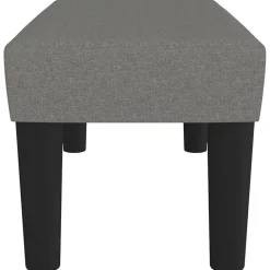 346617 vidaXL Banc Gris foncé 70x30x30 cm Tissu