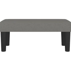 346617 vidaXL Banc Gris foncé 70x30x30 cm Tissu