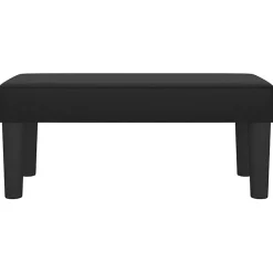 346632 vidaXL Banc Noir 70x30x30 cm Similicuir