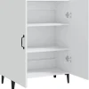 812105 vidaXL Buffet Blanc 70x34x90 cm Bois d'ingénierie