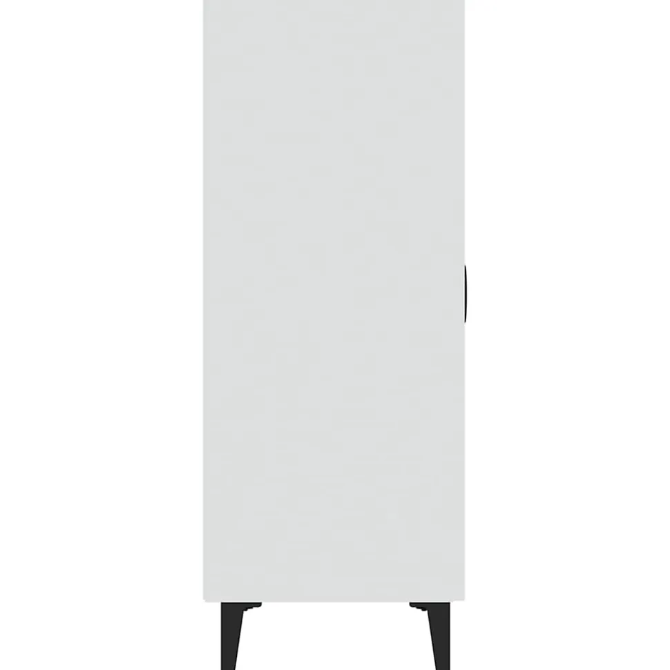 812105 vidaXL Buffet Blanc 70x34x90 cm Bois d'ingénierie