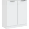 811061 vidaXL Buffet Blanc 60x30x70 cm Bois d'ingénierie