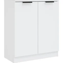 811061 vidaXL Buffet Blanc 60x30x70 cm Bois d'ingénierie