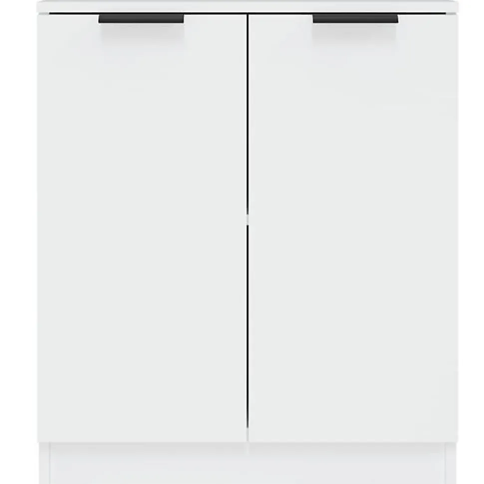 811061 vidaXL Buffet Blanc 60x30x70 cm Bois d'ingénierie